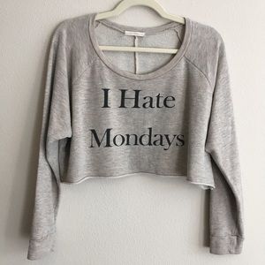 Michelle| Cropped Sweatshirt| Size: M/L